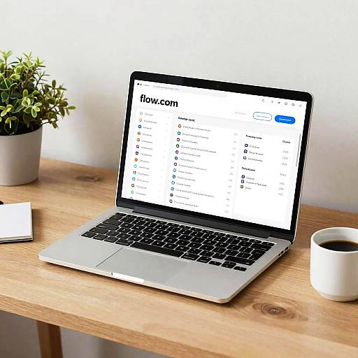 Modern Minimalistic Desk Workflow Setup