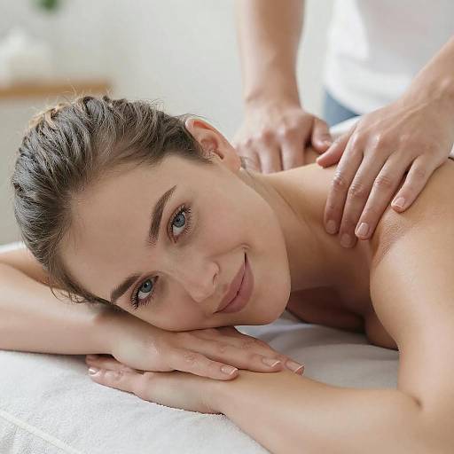 Relaxing Massage Session Close-Up