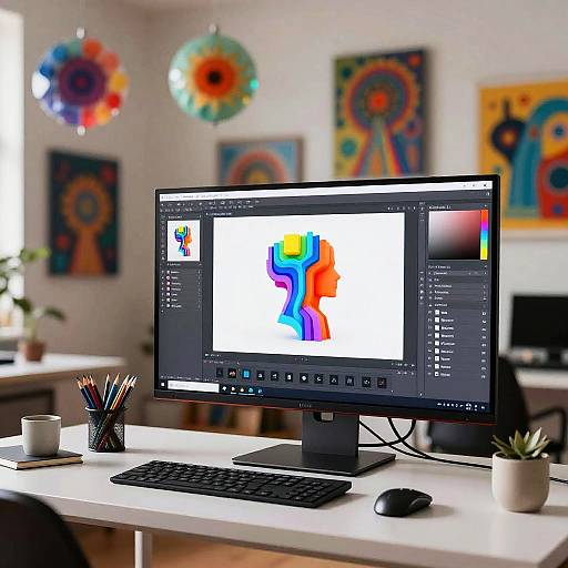 Creative AI Art Workspace Collaboration