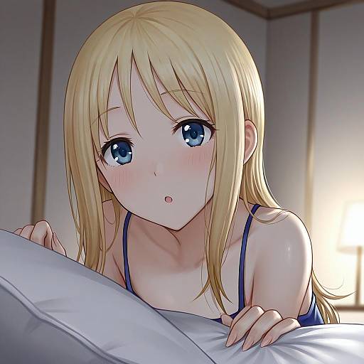 Illustration of Ana coppola, ichigo mashimaro in the style of Selcky