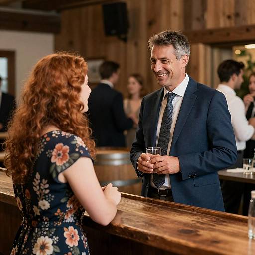 Rustic Indoor Event with Cheery Guests