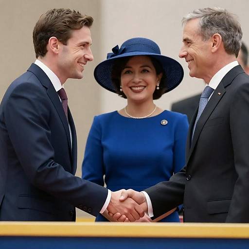 Business Meeting with Smiling Attendees