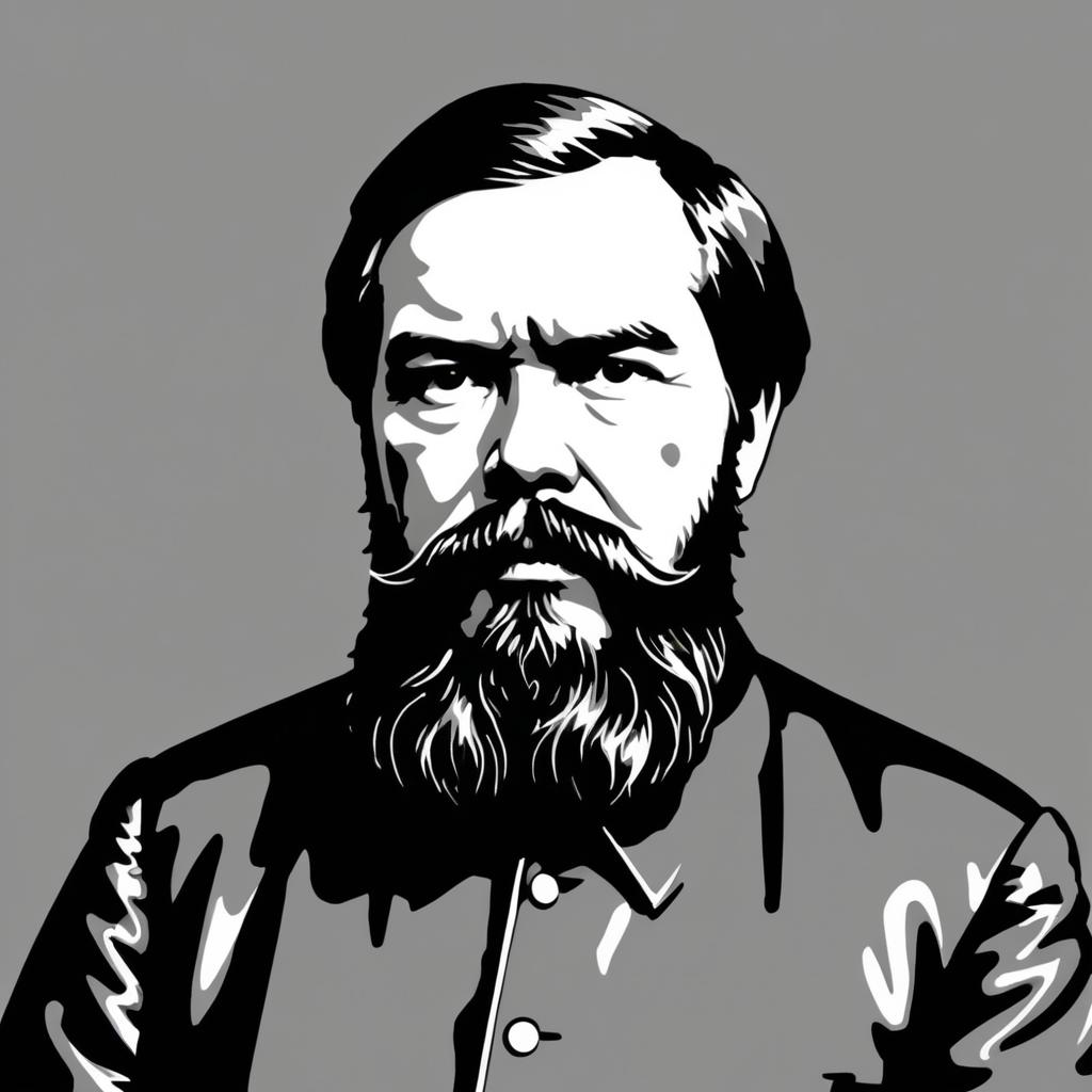 Friedrich Engels as a Wojak Meme Character