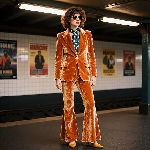 70s Velvet Busker at Retro Subway