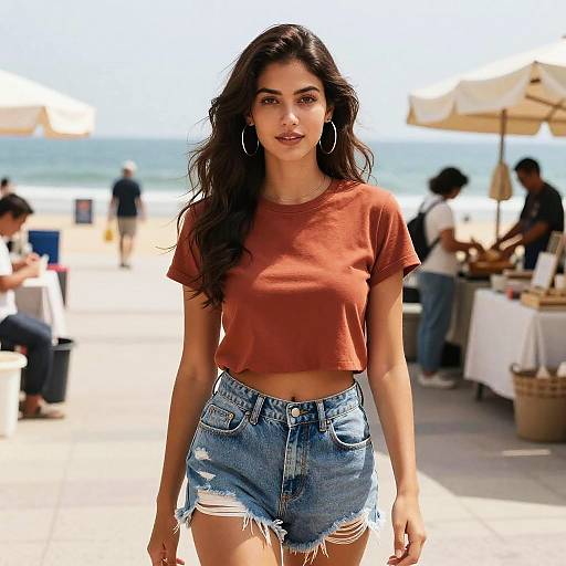 Streetwear Beauty by Seafront Promenade