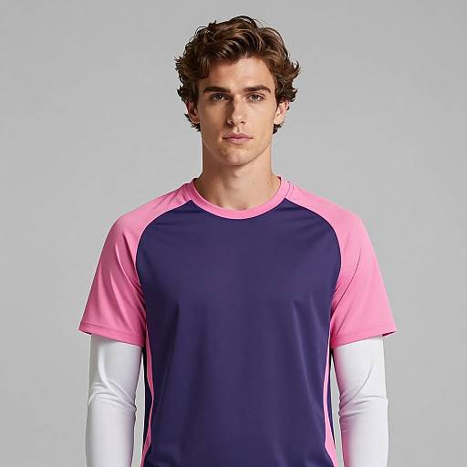 Stylish Male in Aerobics Outfit Portrait