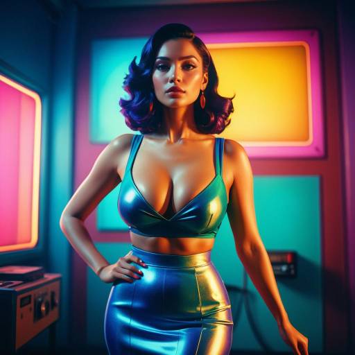Cinematic Portrait of an Elegant Woman