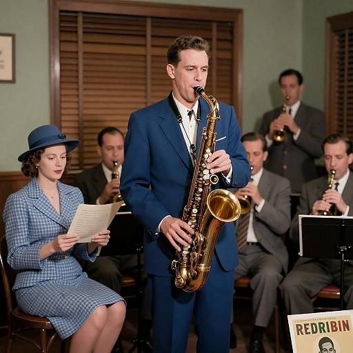 1940s Jazz Band Performance Capture