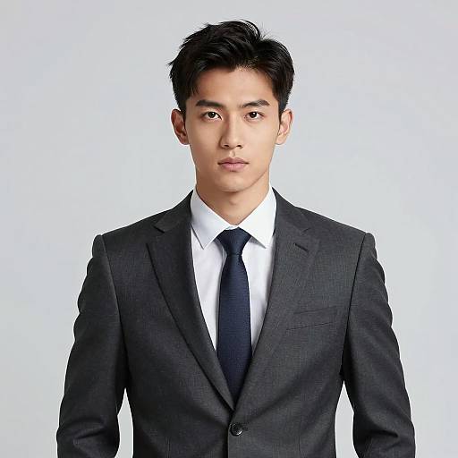 Sophisticated Young Man in Stylish Suit