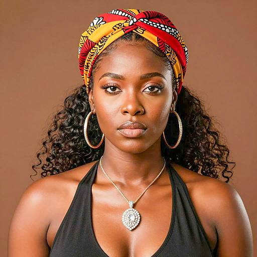 Elegant Portrait of African Beauty