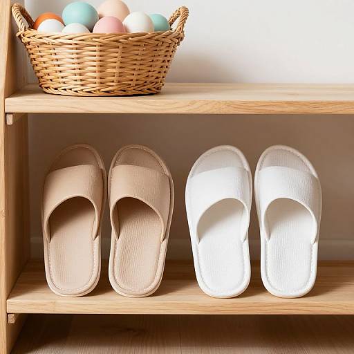 Cozy Slippers and Easter Basket