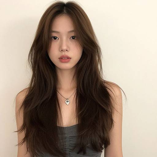 Realistic Portrait of Casual Woman