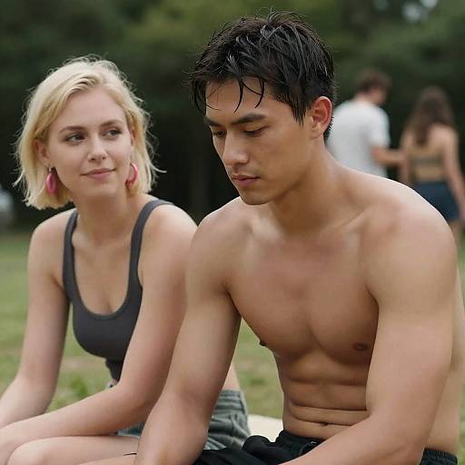 Outdoor Portrait of a Stylish Couple