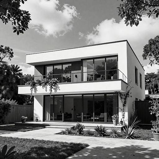 Hyperrealistic Modern Villa Portrait in 8K