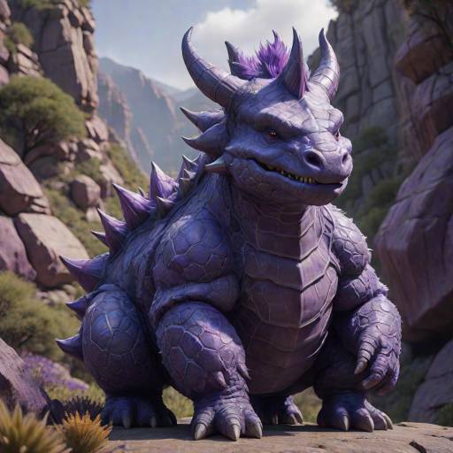 Ultra-Detailed Humanized Nidoking Render Ultra-Detailed Humanized Nidoking Render