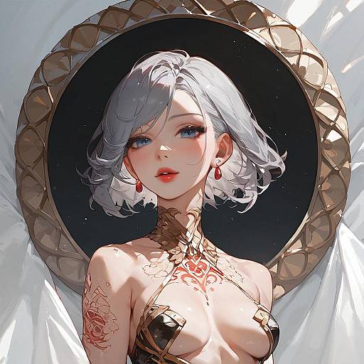 Dark Sorceress Anime Beauty