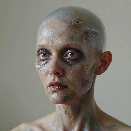 Surreal Malformed Humanoid Portrait
