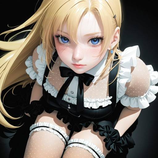 Elegant Fantasy Girl in Soft Focus