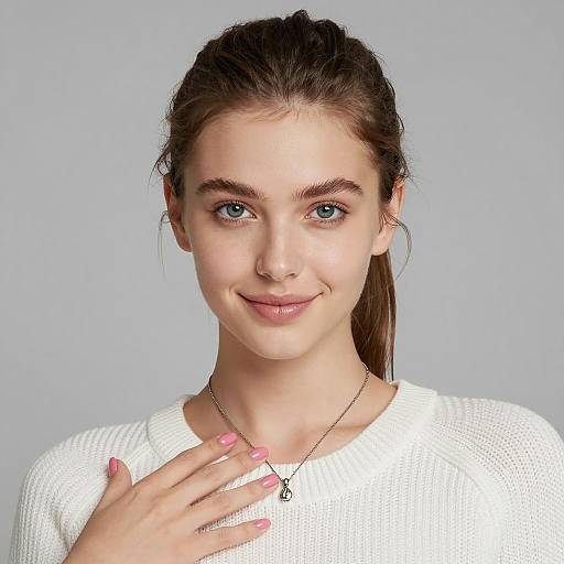 Close-Up Portrait of Smiling Young Woman