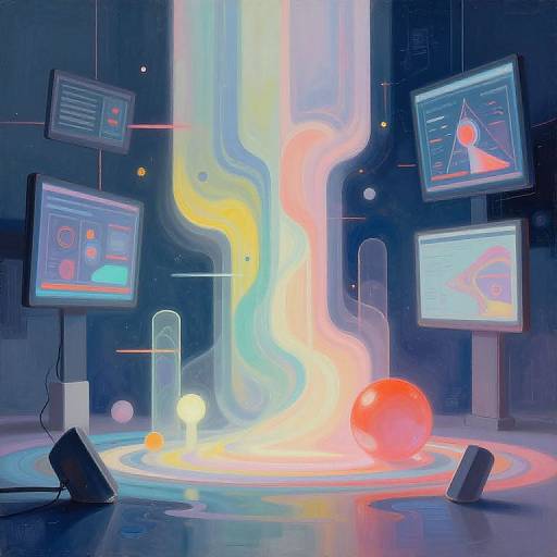 Surreal AI Digital Painting Creation