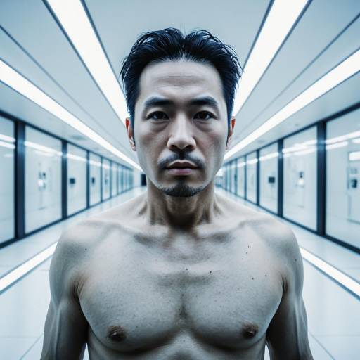 Hyper-Realistic Cyberpunk Portrait Photography