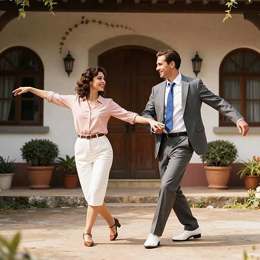 Dance of Joy in Rustic Charm