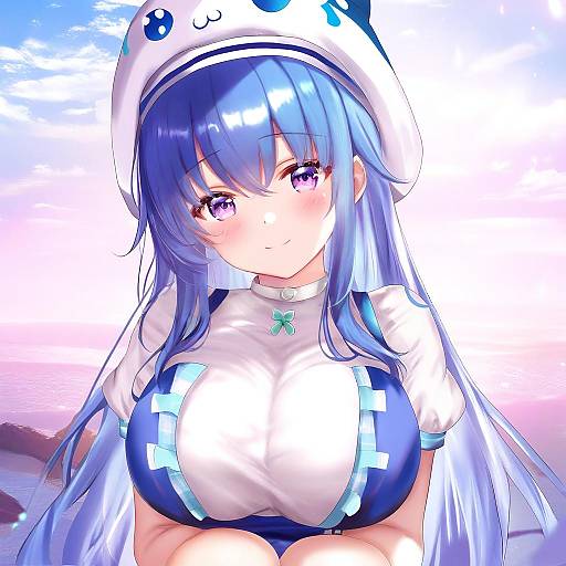 Illustration of Arin, pangya in the style of Rikatan