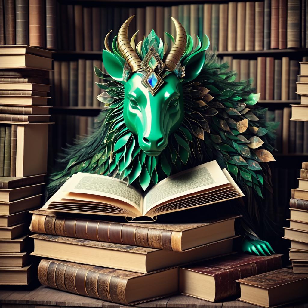 Literary Creature of Enchanted Wisdom