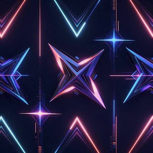 Futuristic Cyberpunk Pattern Generator