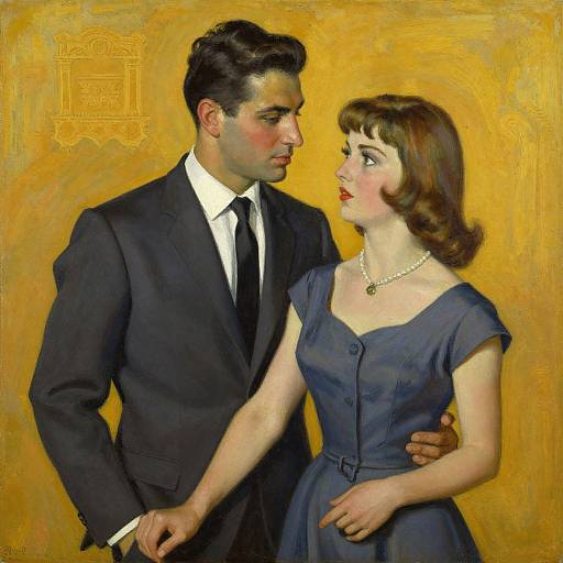 1964 American Figurative Painting Retro