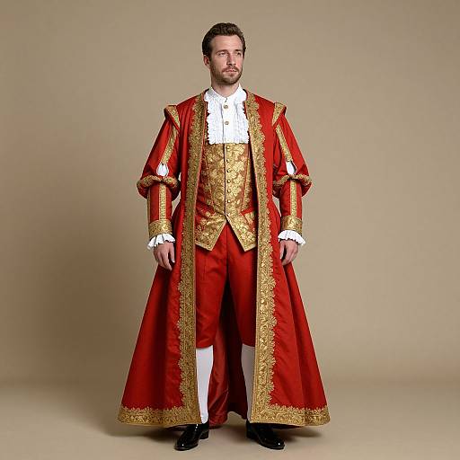 Regal French King in Red Gold