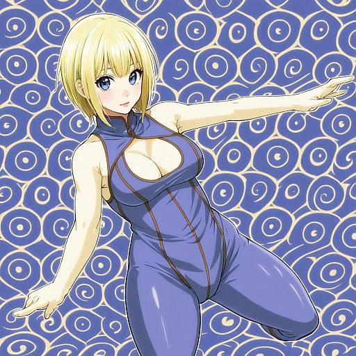 Illustration of Monk (fft), final fantasy in the style of Hikawa shou