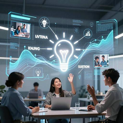 Futuristic Digital Innovation Interface