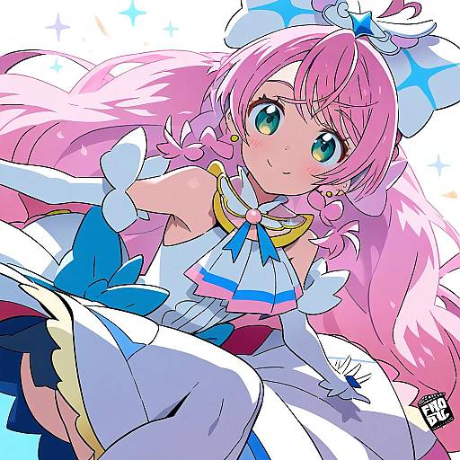 Illustration of Cure prism, hirogaru sky! precure in the style of Fbc