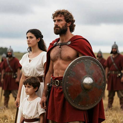 Ancient Battlefield Family Stand