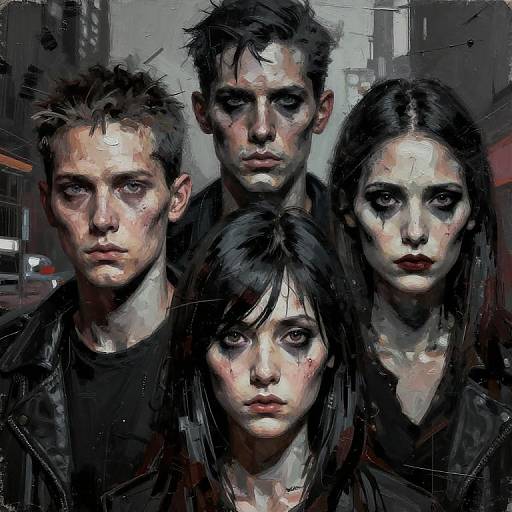 Neo-Noir Disco Elysium Portraits