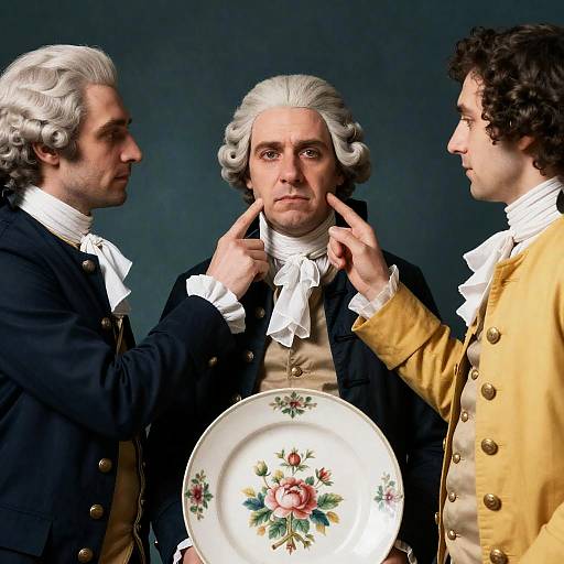 18th Century Men in Elegant Attire