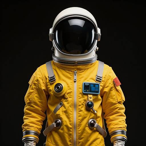 Mannequin in Yellow Space Suit