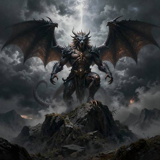 Ancient Dragon Lord Summoning Storm