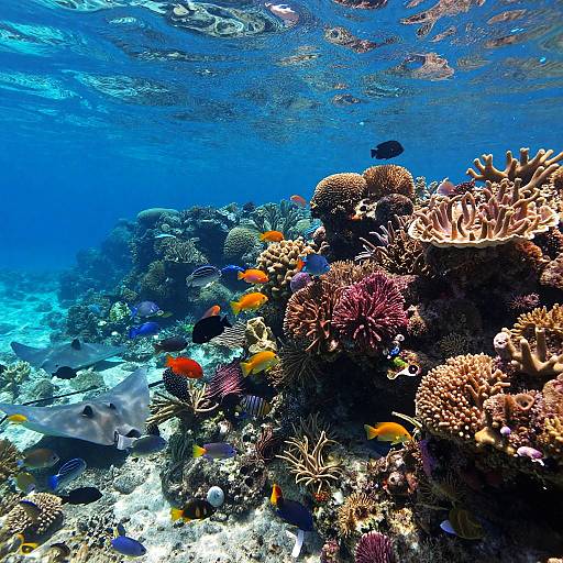 Vibrant Ryukyu Coral Reef Underwater