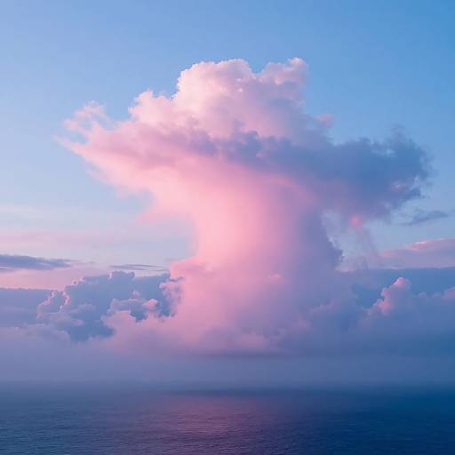 Ethereal Luminous Sea of Clouds