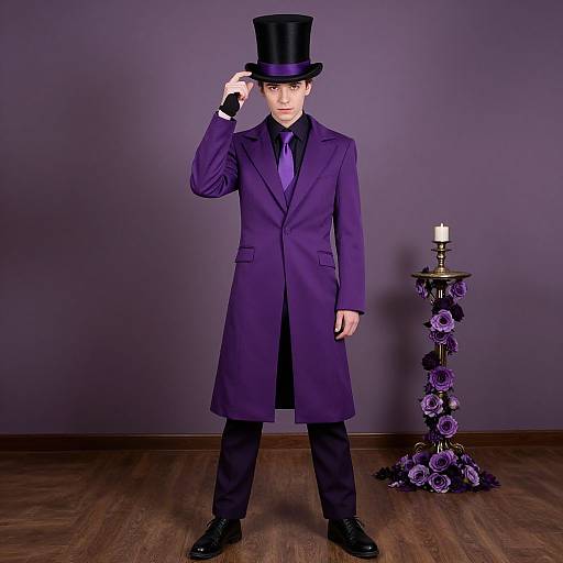 Undertaker in Purple Costume