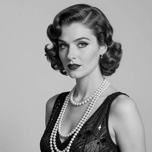 1920s Speakeasy Woman Portrait