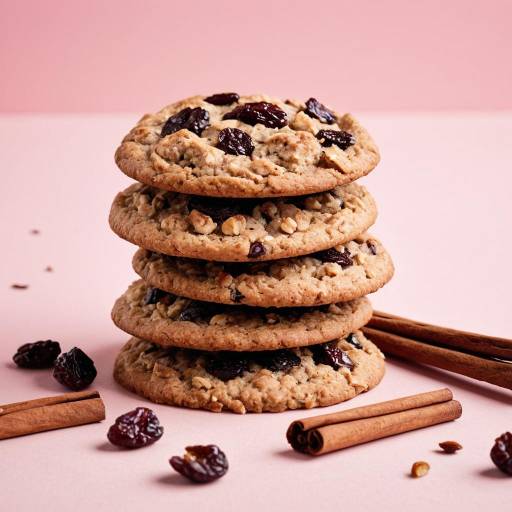 Mouthwatering Oatmeal Raisin Cookie Stack