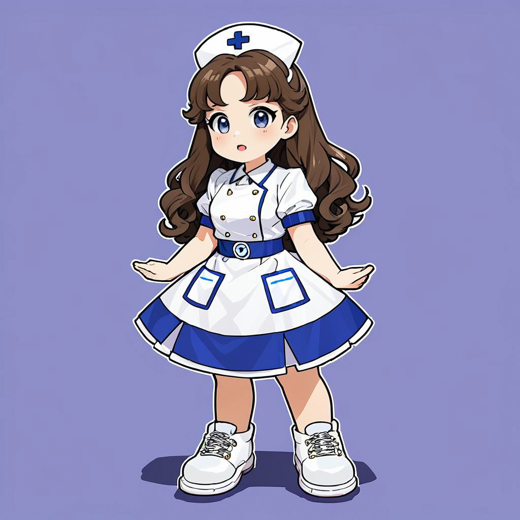 Surprised Hospital Intern in Moe Style