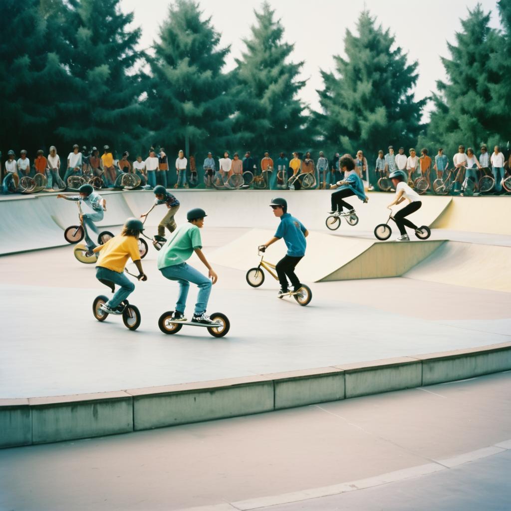 1990s Skate Park Nostalgia in Kodacolor