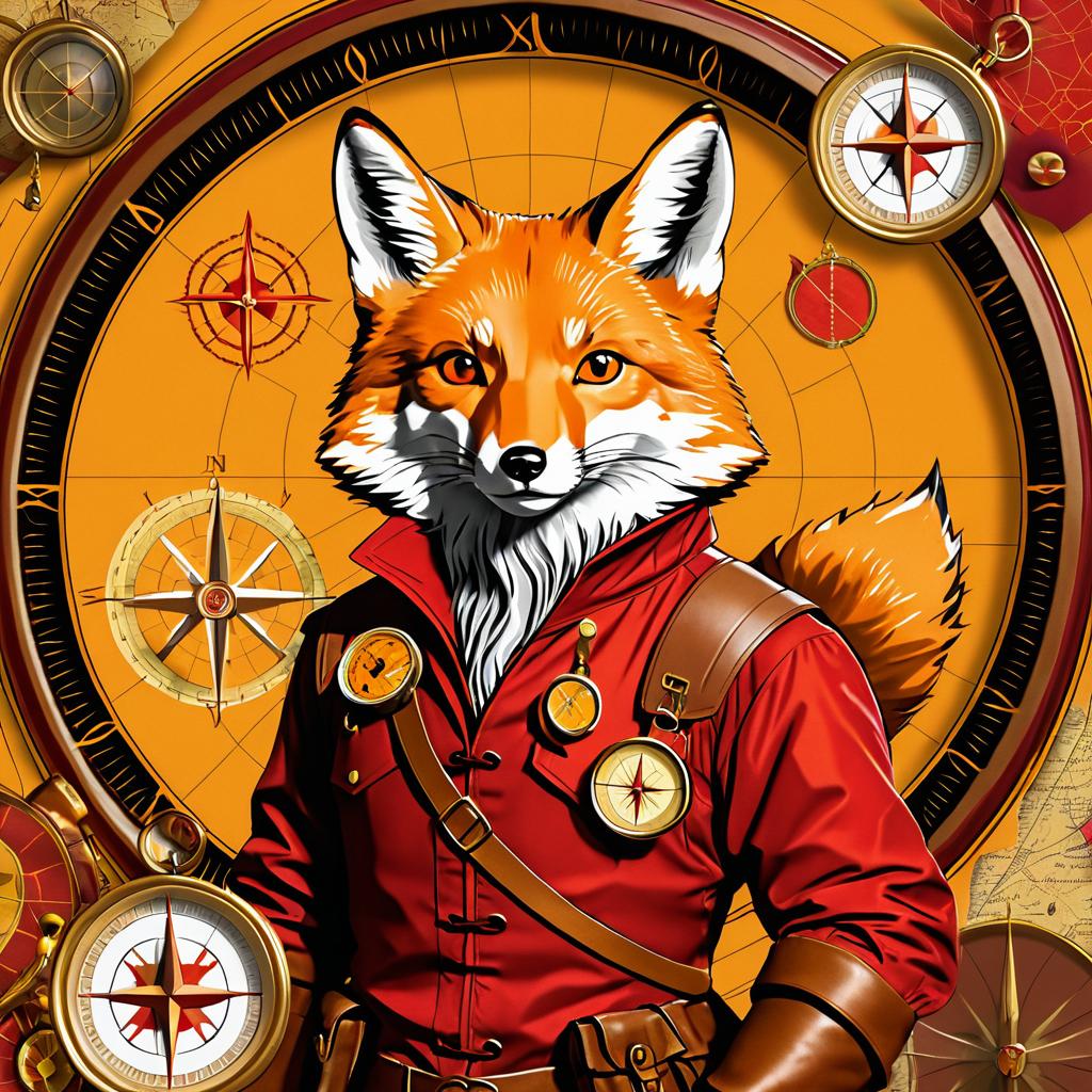 Cunning Fox Explorer with Compass and Maps