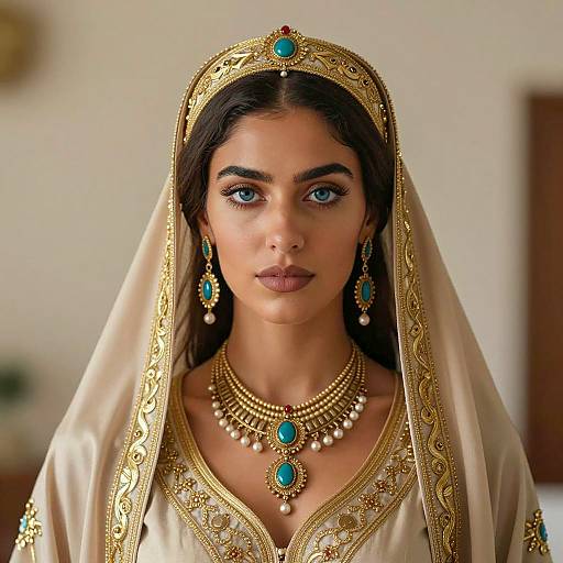 Elegant Arabian Ballet Portrait of Beauty