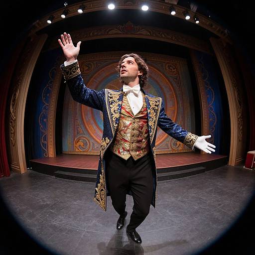 Photorealistic Illusionist Levitation Portrait