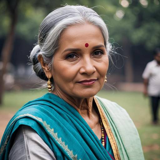 Elegant Geeta's Mother Cosplay Portrait
